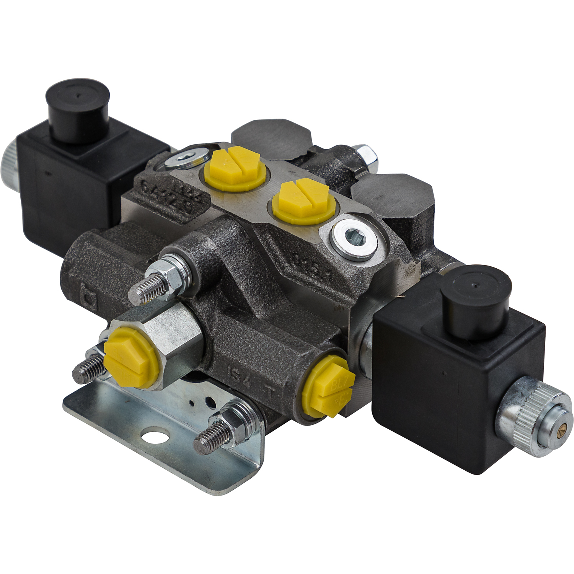 Buyers Products, 4-Way Sectional Valve, GPM 11 Working Port 1/2 in, Max. PSI 3600 Model# HVE4PB